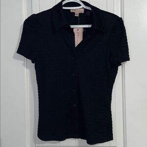 Philosophy Black Textured Top